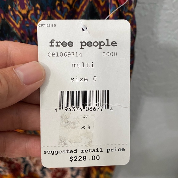 Free People x Revolve Holiday Herro Printed Maxi Dress; Brand new w/tag - Picture 7 of 8